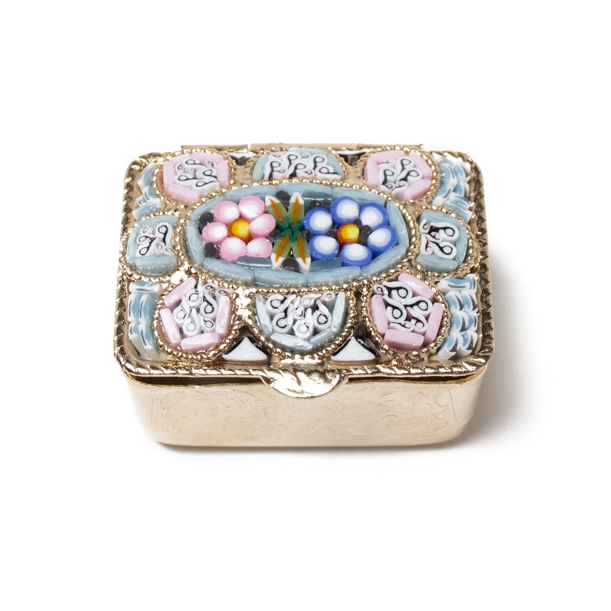 Murano Glass Mosaic Pill Box- Rectangular | Getty Store