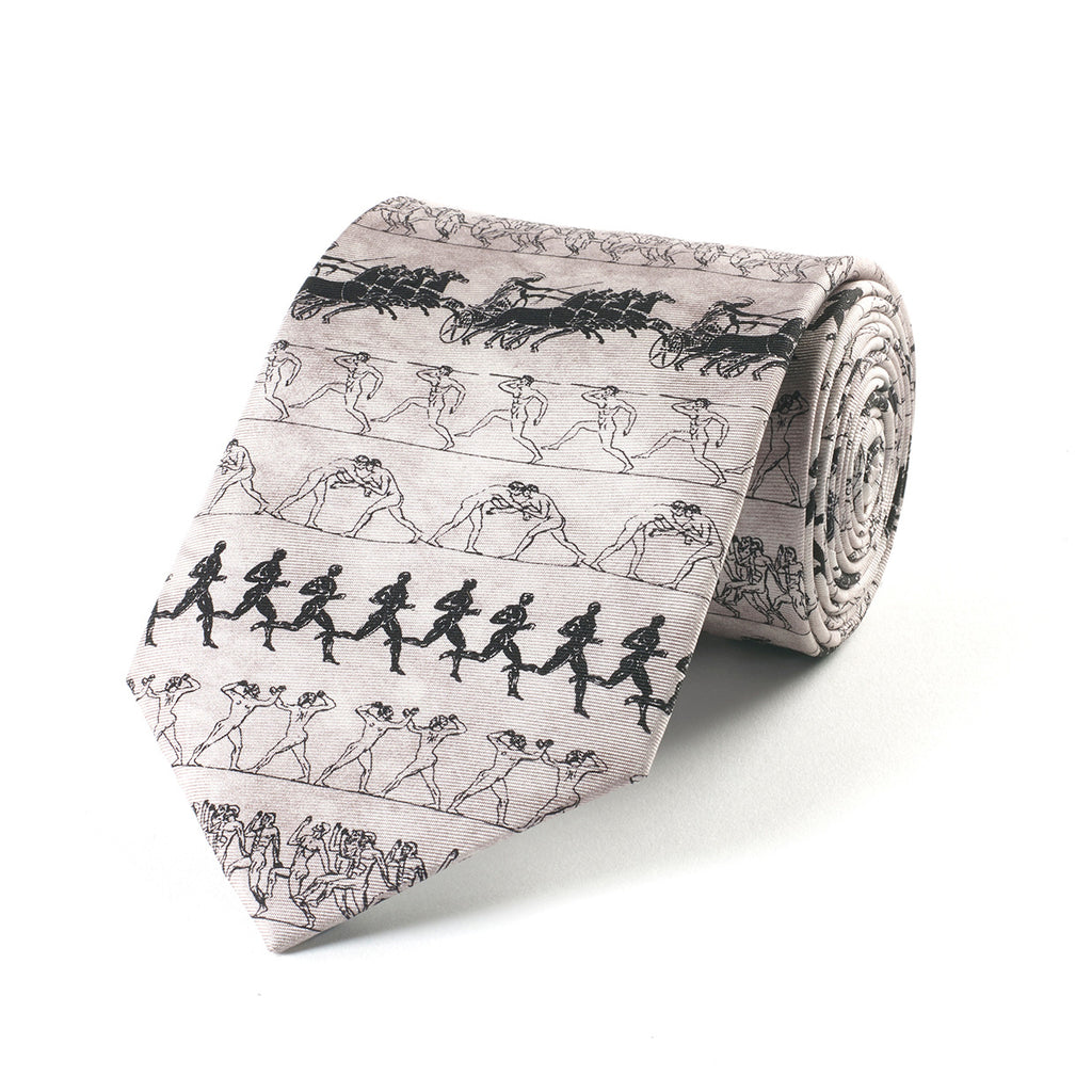 Getty Greek Owl Tie