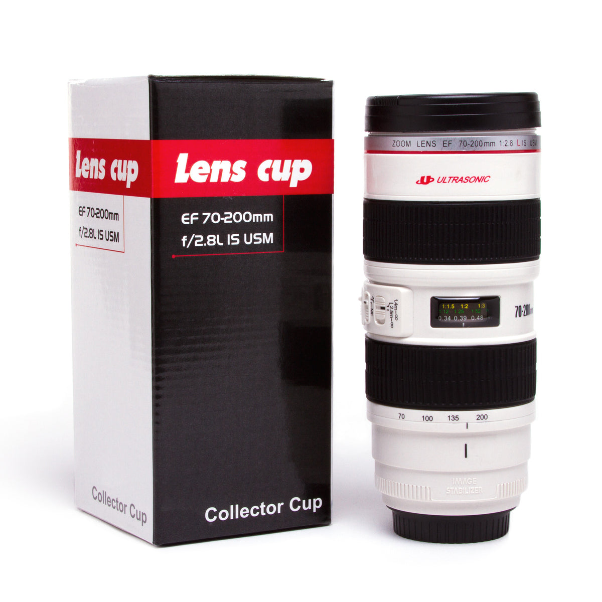 Camera Lens Commuter Mug-White | Getty Store