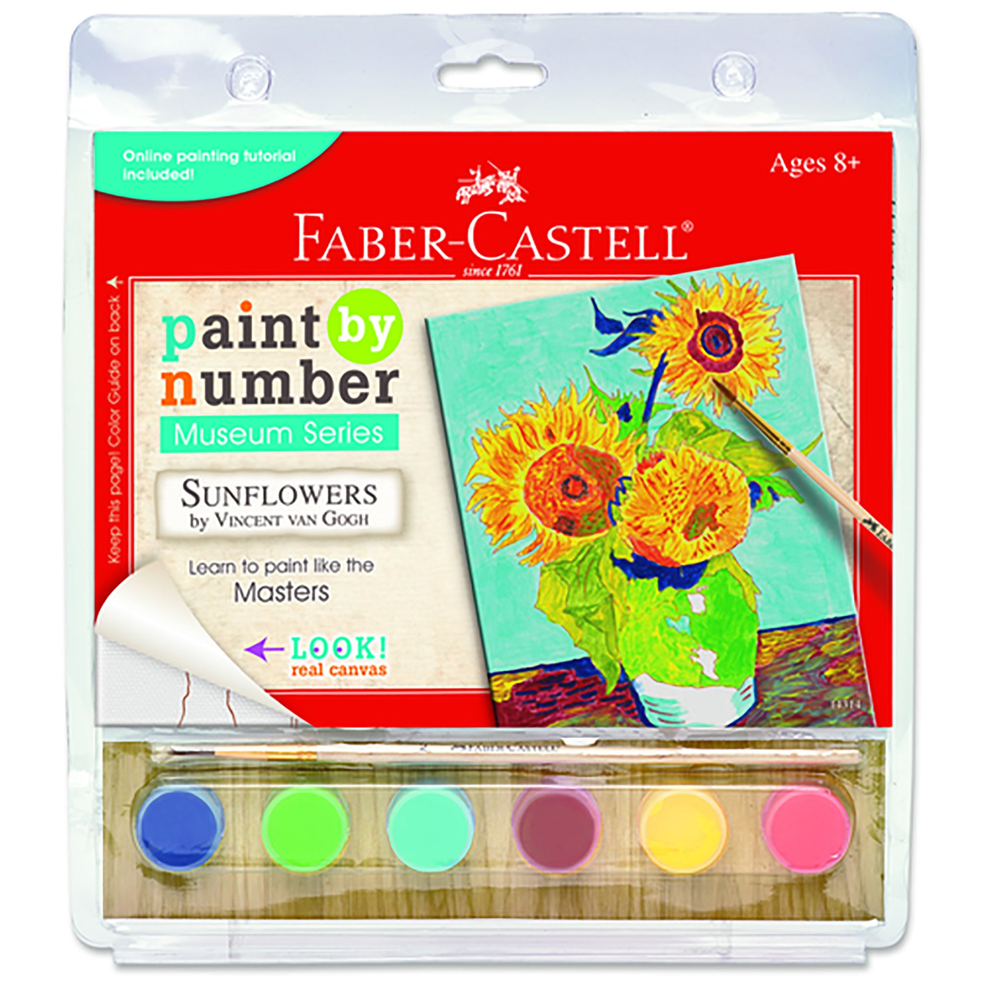 Paint by Number Guided Art Set- Sunflowers by Vincent Van Gogh | Getty Store