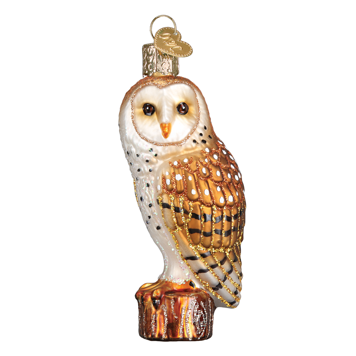 Handblown Glass Ornament- Owl