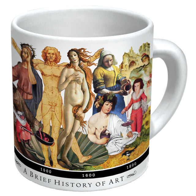 A Brief History of Art Mug | Getty Store