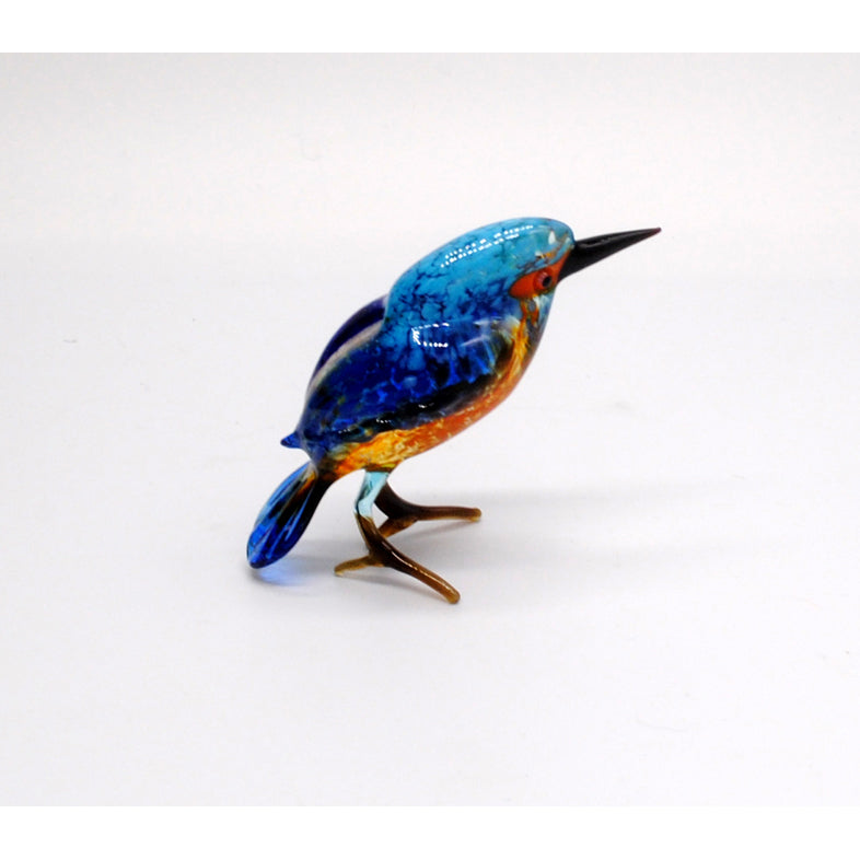 1 Pcs of Glass Bird, Hand Blown Glass Bird Figurine, Glass Bird
