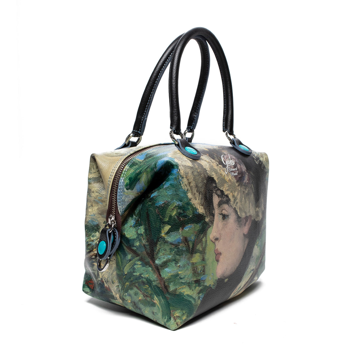 Small Convertible Hand Bag featuring Manet&#39;s Jeanne Spring by Gabs, Italy