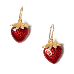 Petite Strawberry Earrings - Getty Museum Store