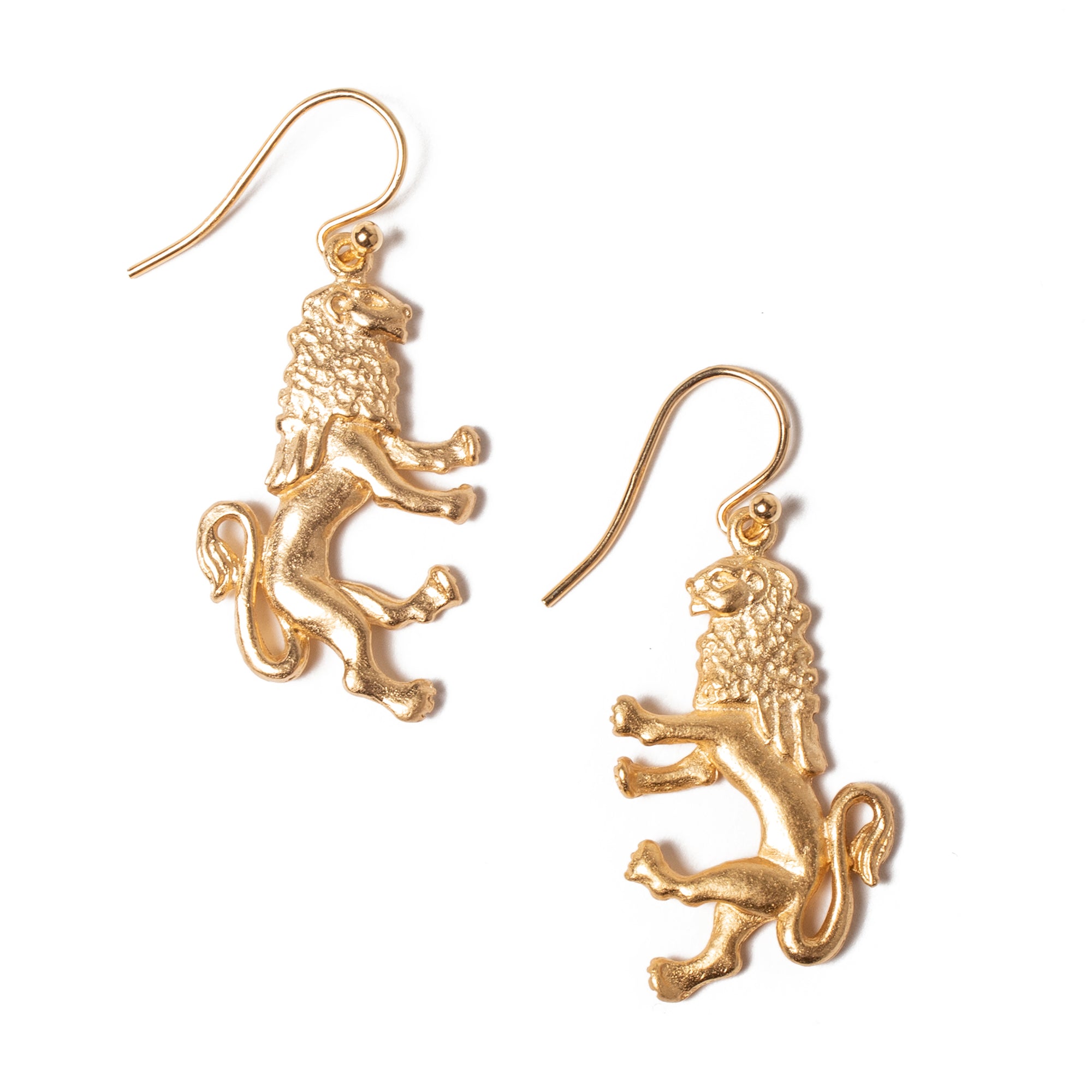 Lion Charm Earrings | Getty Store