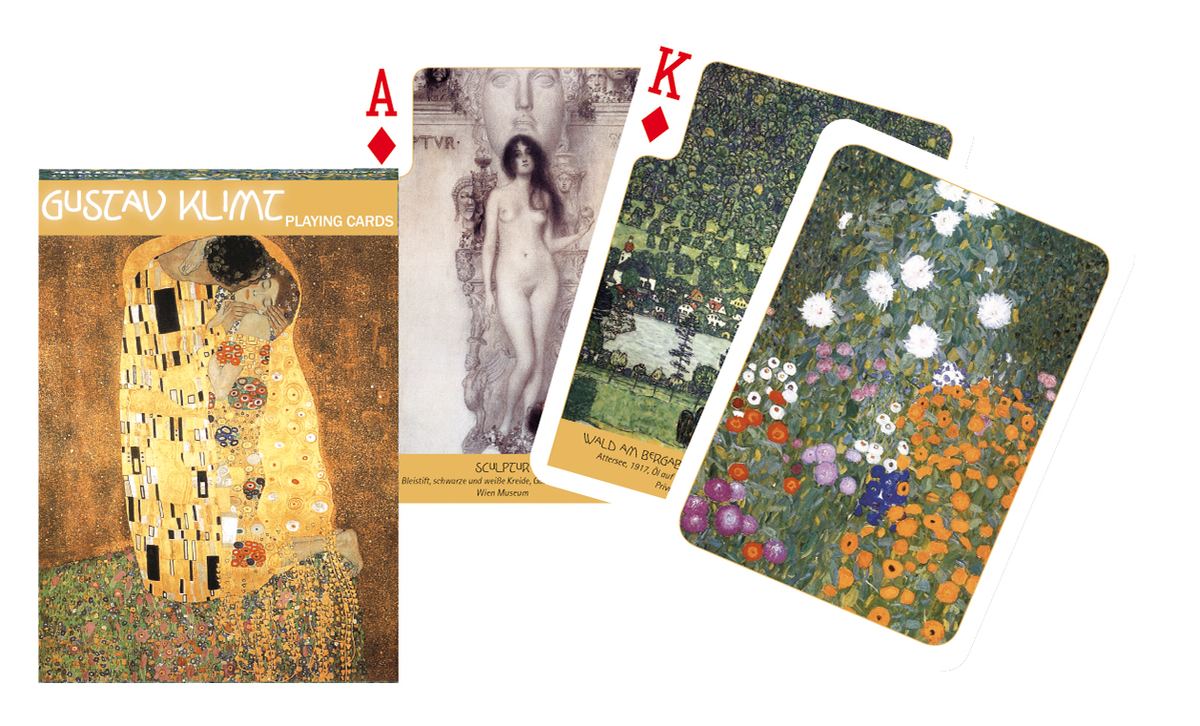Gustav Klimt Masterpieces Playing Cards