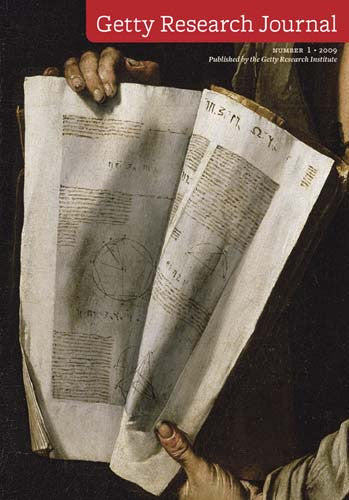 Getty Research Journal, No. 1