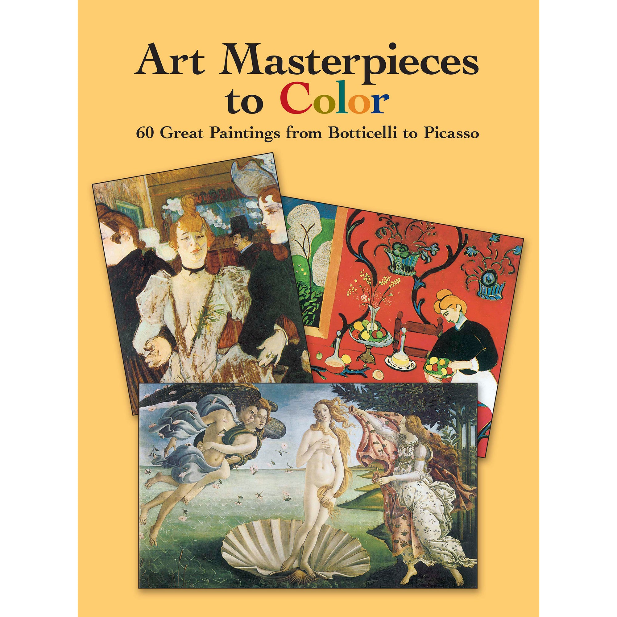 Art Masterpieces to Color- Coloring Book | Getty Store 