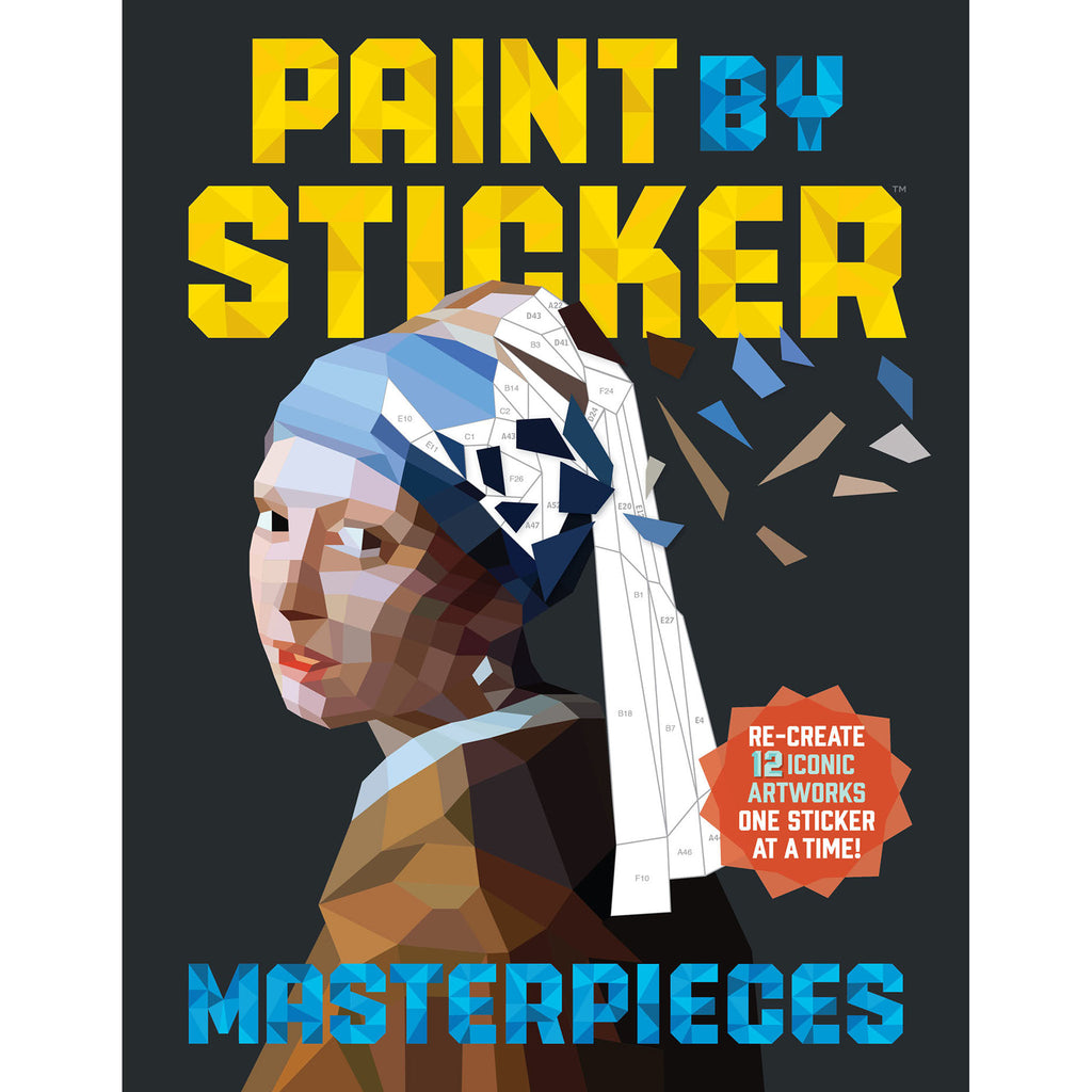 Paint by Sticker Masterpieces-Girl With a Pearl Earring – Recycled Crafts