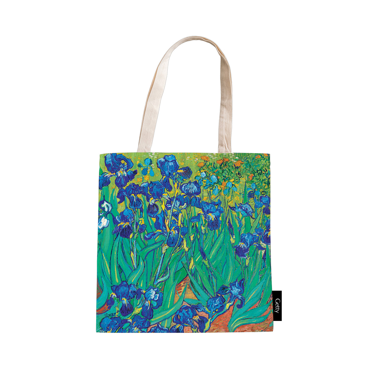 Van Gogh Irises Canvas Tote Bag