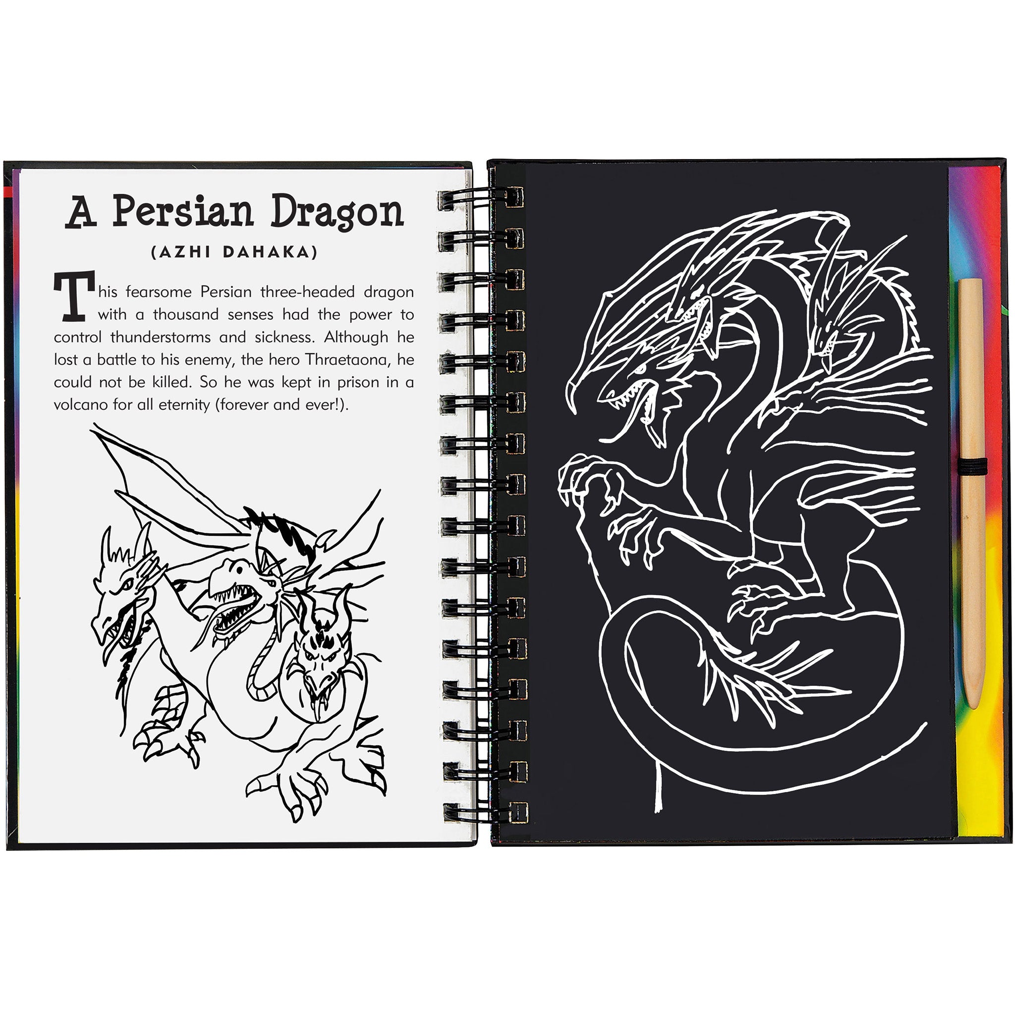 Buy Dragons  Mythical Creatures Scratch  Sketch Book Online at Low  Prices in India  Dragons  Mythical Creatures Scratch  Sketch Reviews   Ratings  Amazonin