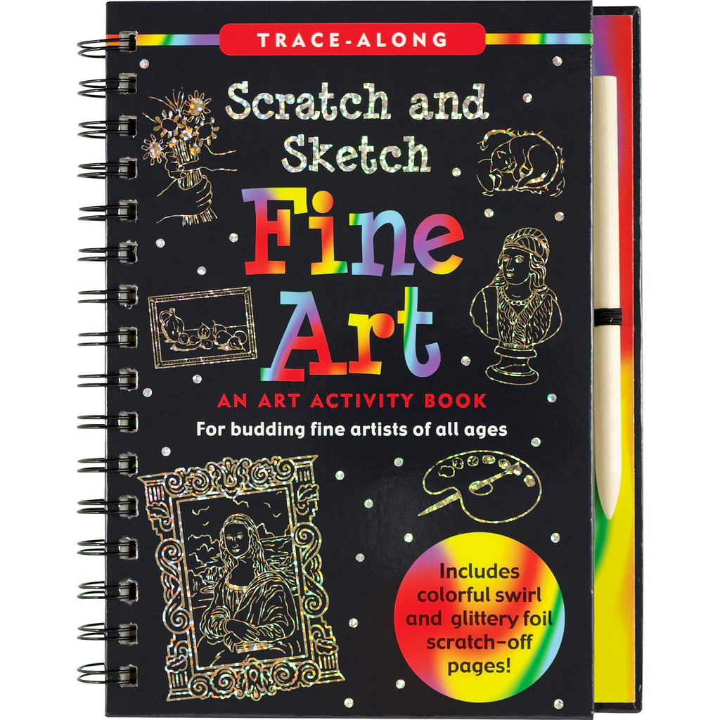Fine Art Scratch and Sketch Activity Book