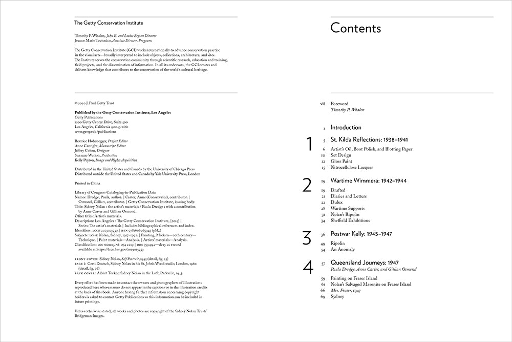 Sidney Nolan: The Artist’s Materials | Getty Store