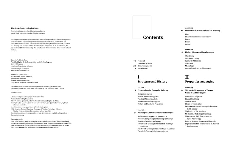 On Canvas: Preserving the Structure of Paintings | Getty Store