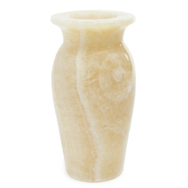 Egyptian Alabaster Vase (6&quot;H) | Getty Store