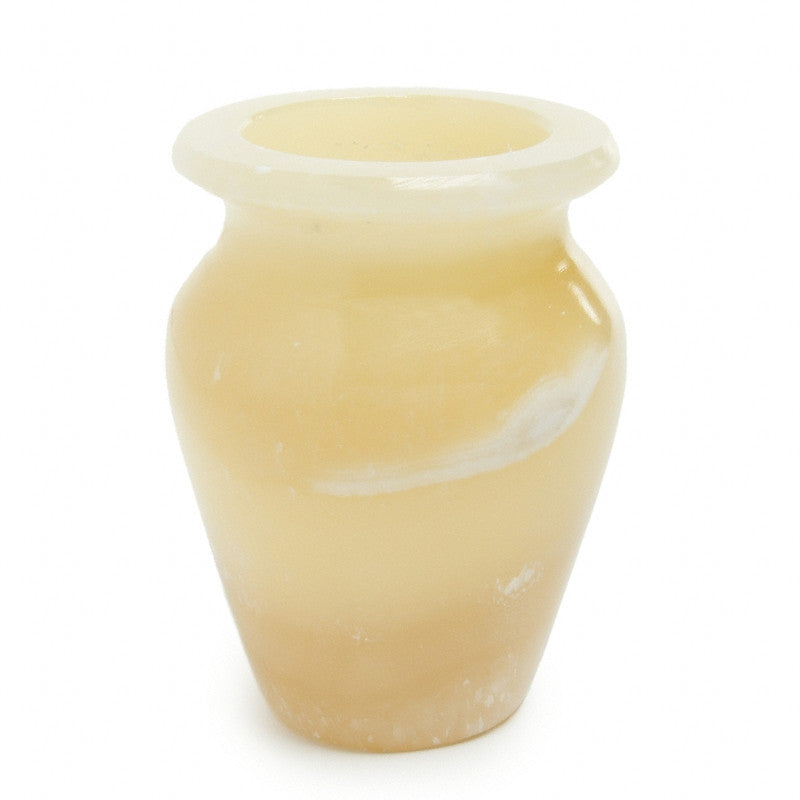 Egyptian Alabaster Vase (4&quot;H) | Getty Store