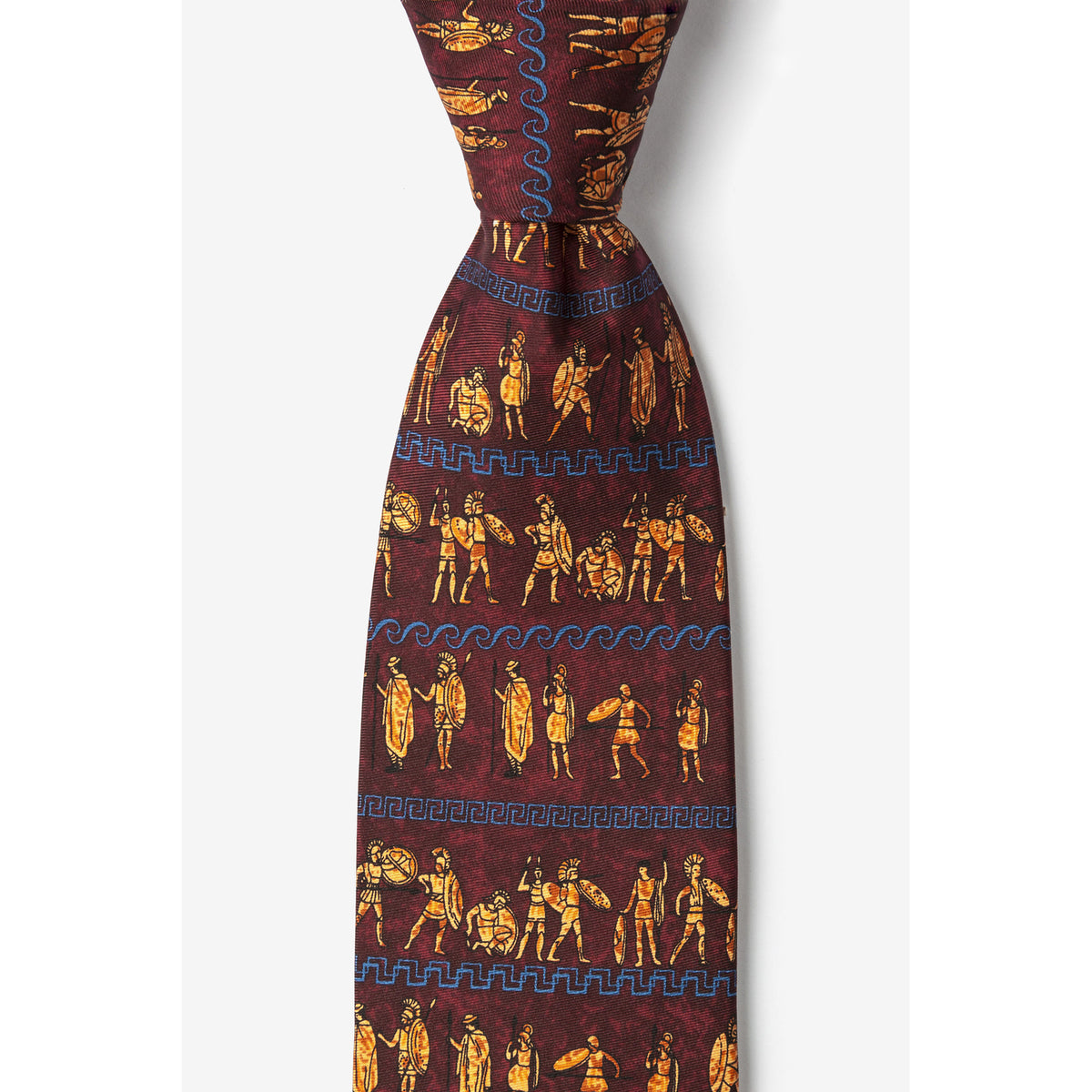 Silk Tie - Ancient Greek Warriors