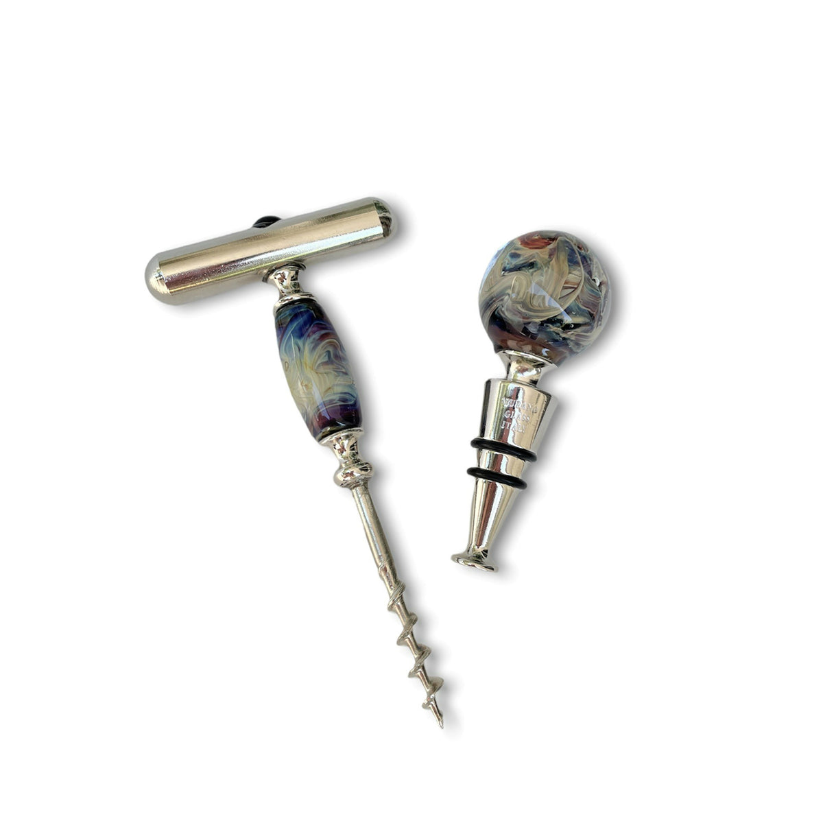 Chalcedony Glass Wine Set