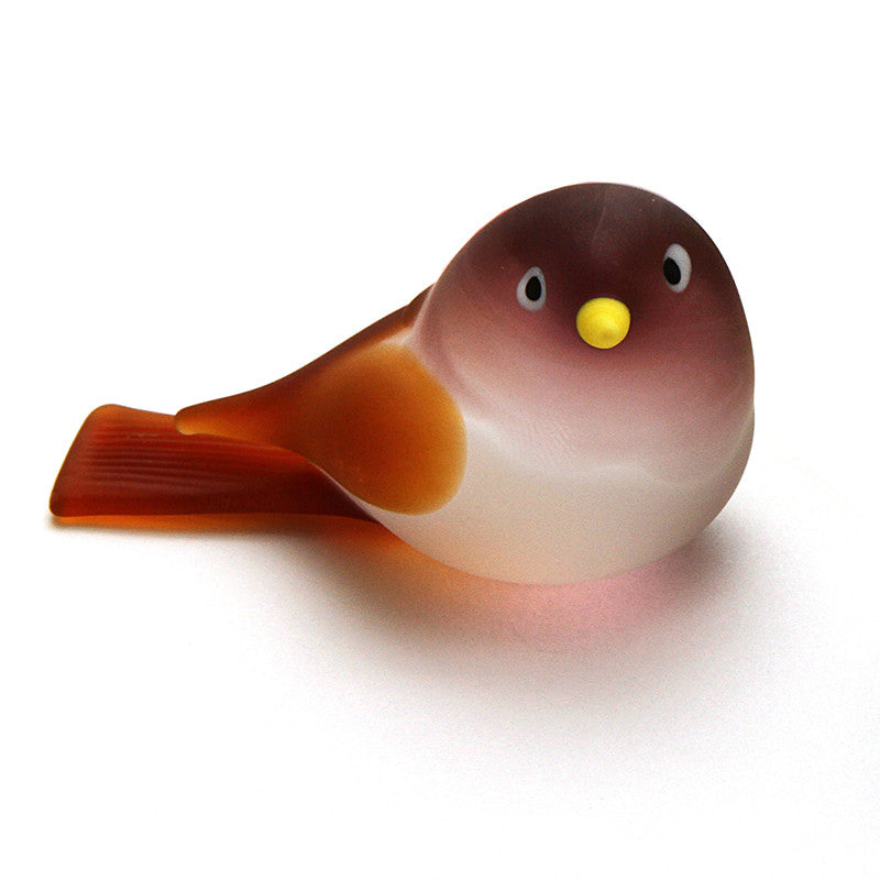 1 Pcs of Glass Bird, Hand Blown Glass Bird Figurine, Glass Bird