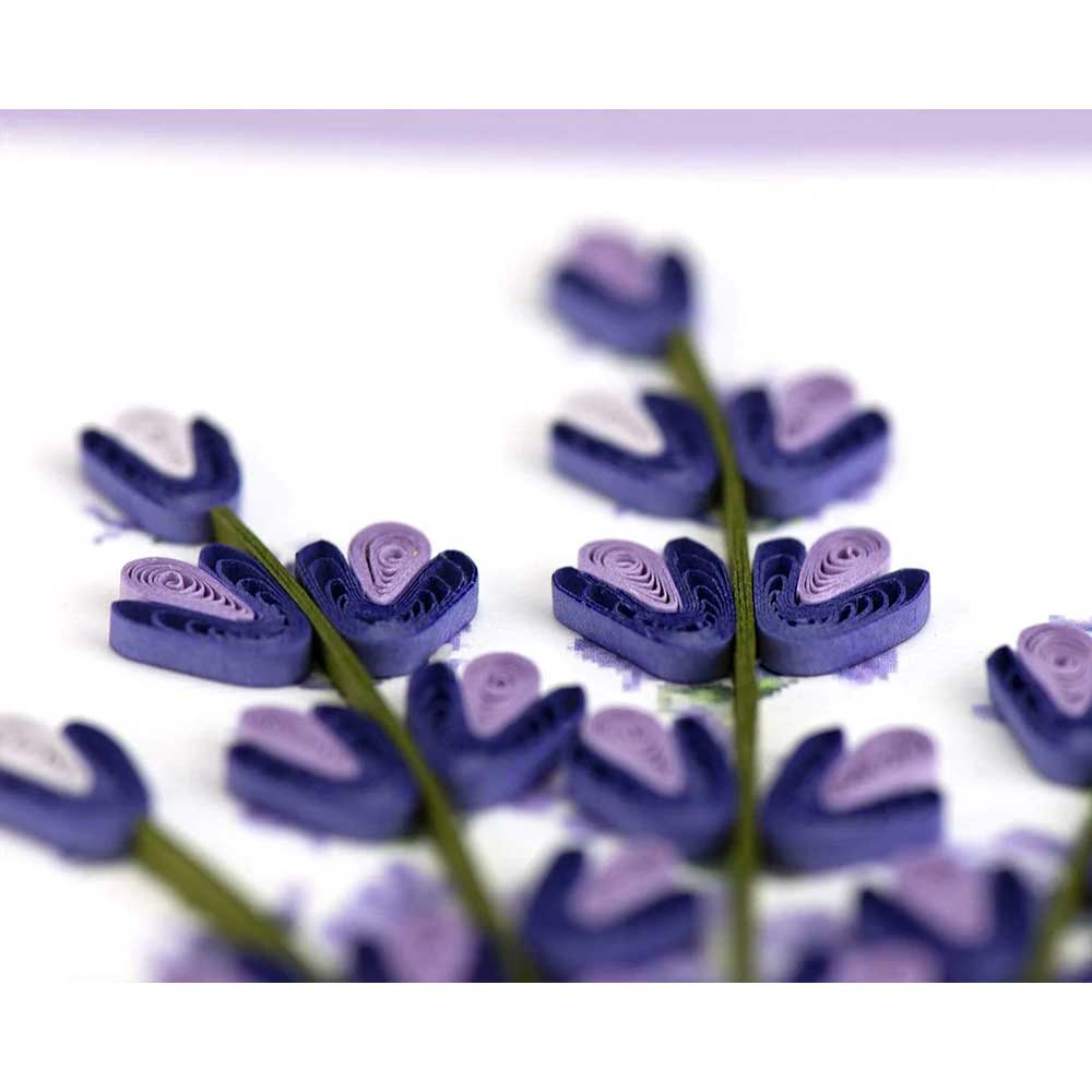 Quilled Card - Lavender