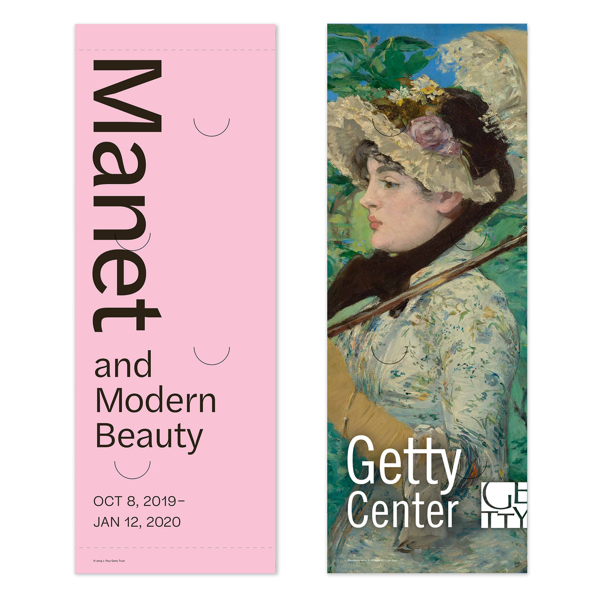Getty Exhibition Banner (set of 2)-Manet and Modern Beauty | Getty Store