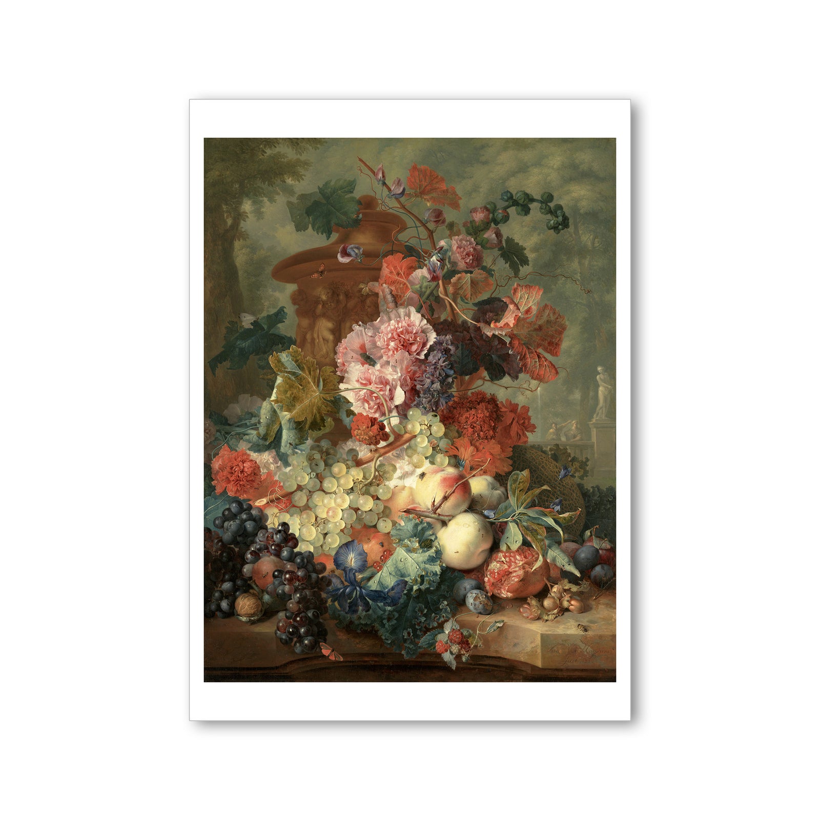 Van Huysum- Fruit Piece- Postcard  | Getty Store