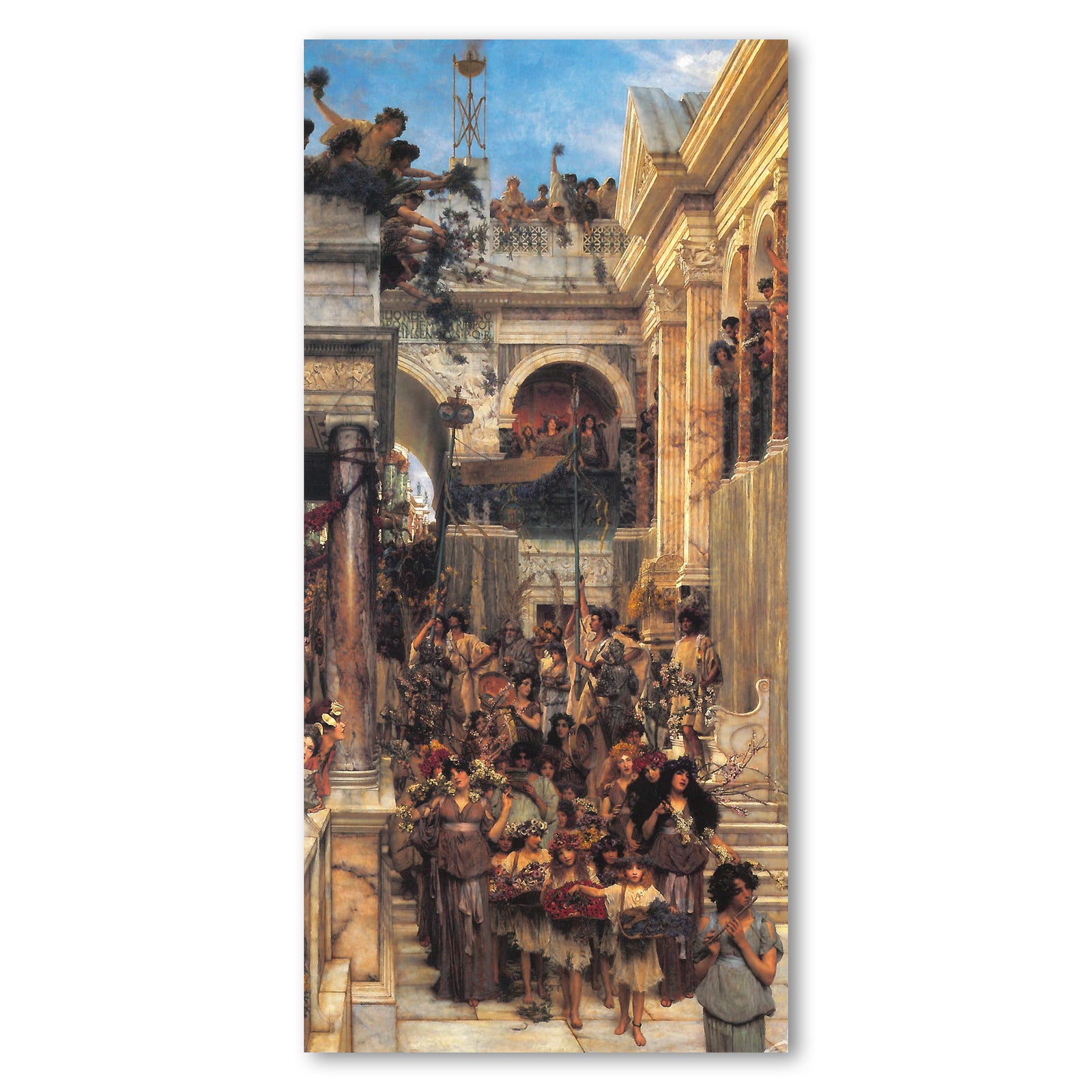 Alma-Tadema Spring Panoramic Postcard | Getty Store