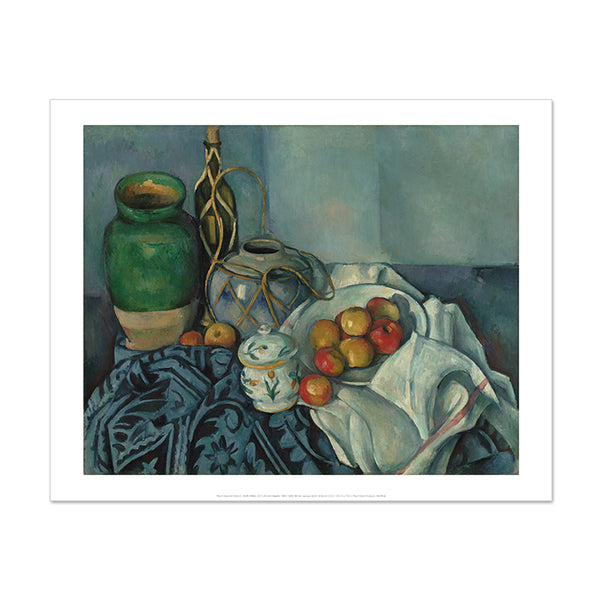Cezanne Still Life with Apples Poster - Getty Museum Store