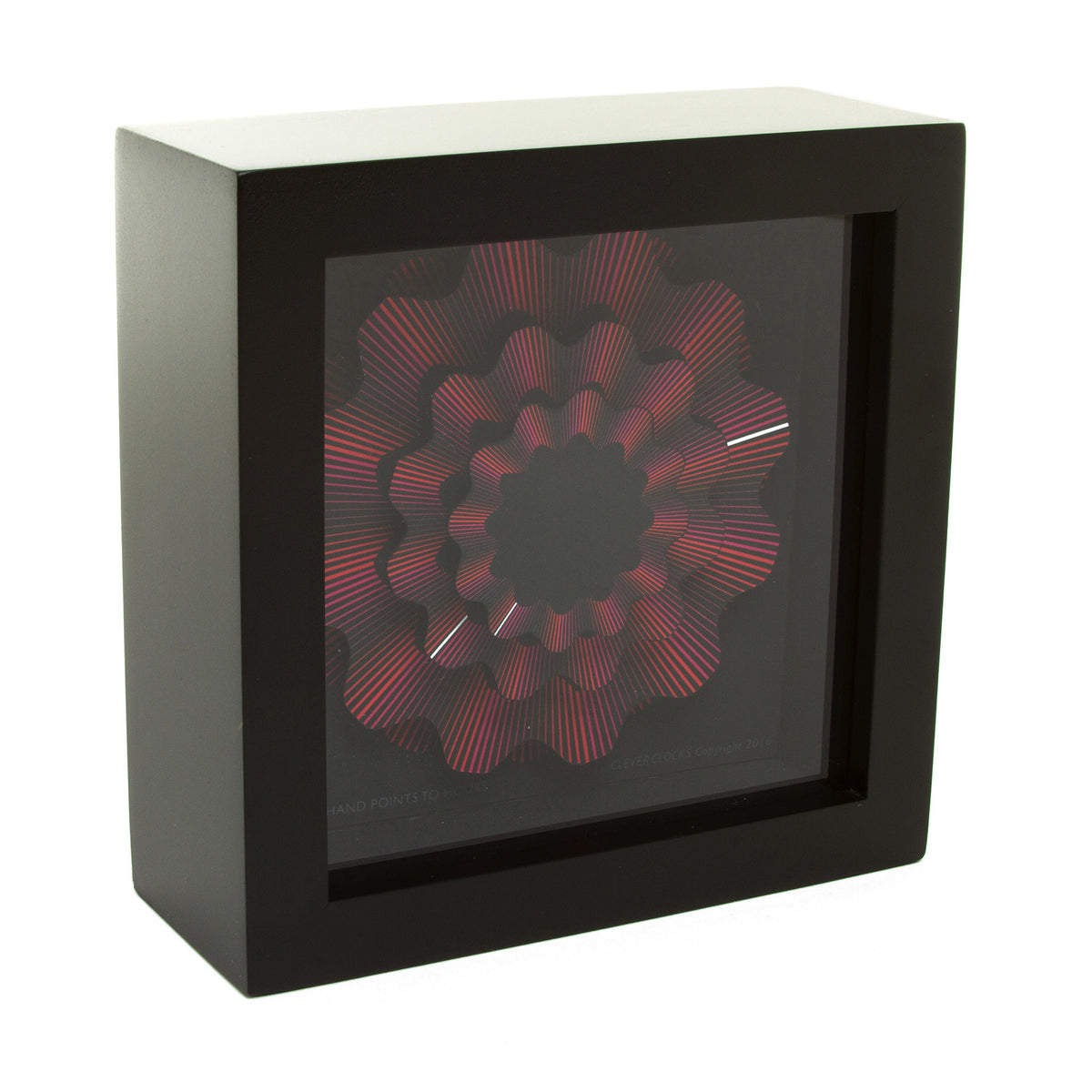 Red Ribbon Desk Clock - 5.5&quot; | Getty Store