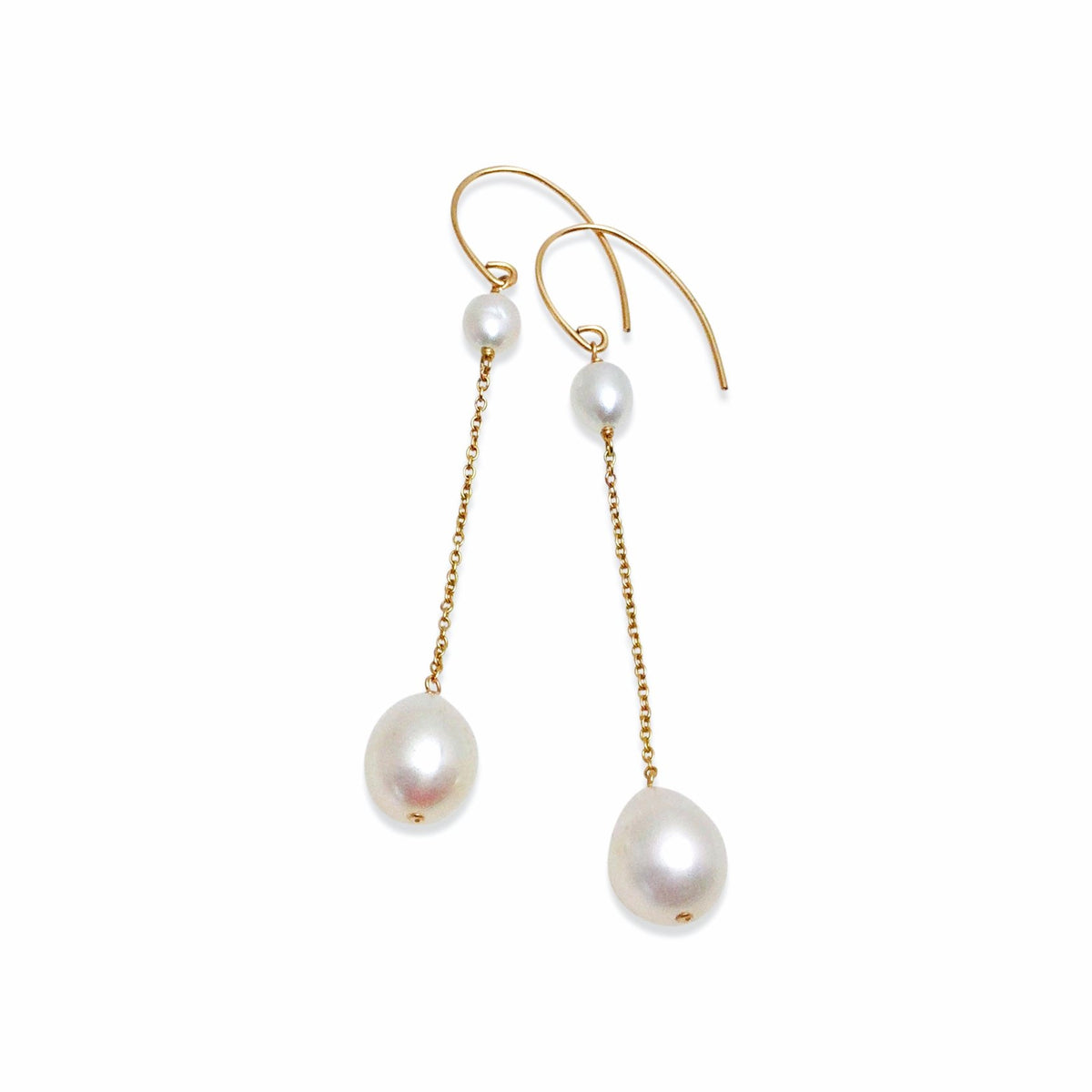 Ivory Pearl Long Drop Earrings - Getty Museum Store