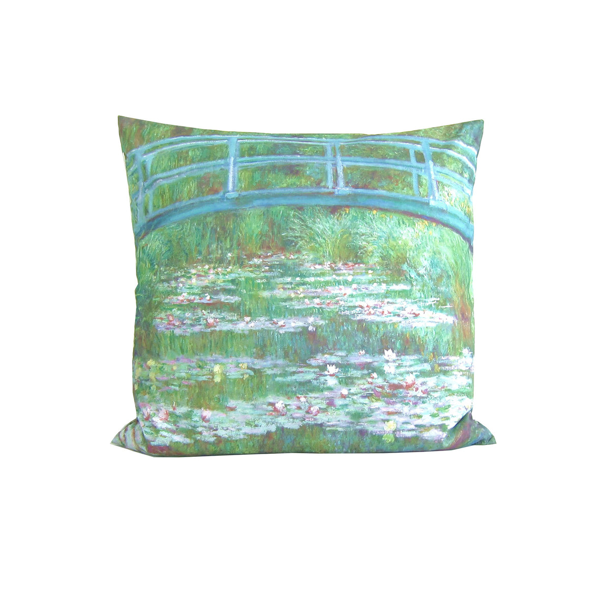Claude Monet Pillow - The Japanese Footbridge
