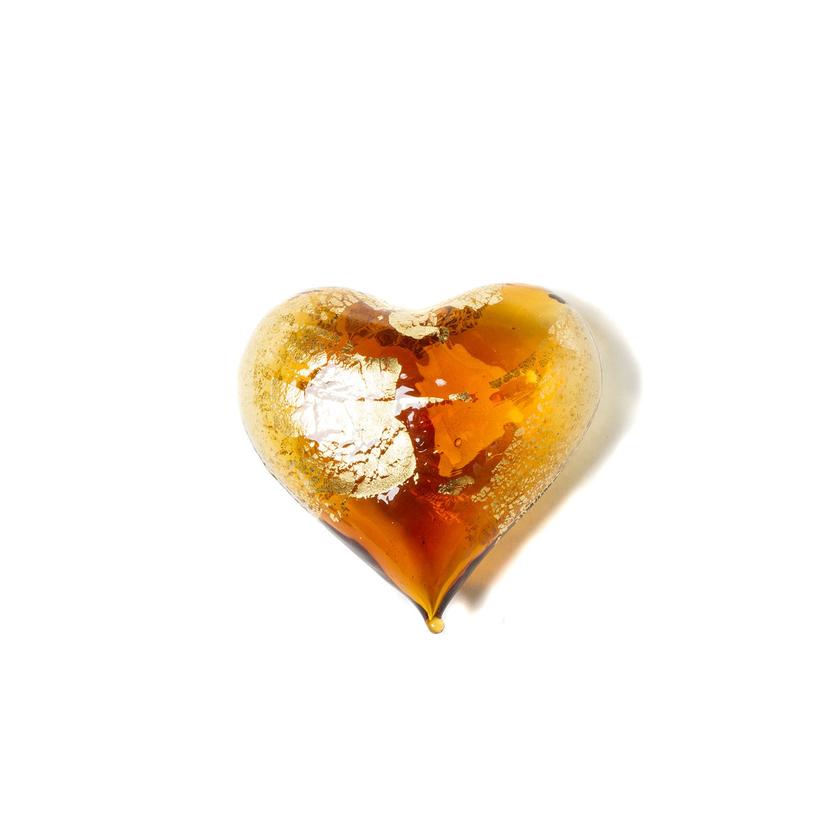Small Handblown Murano Glass Heart