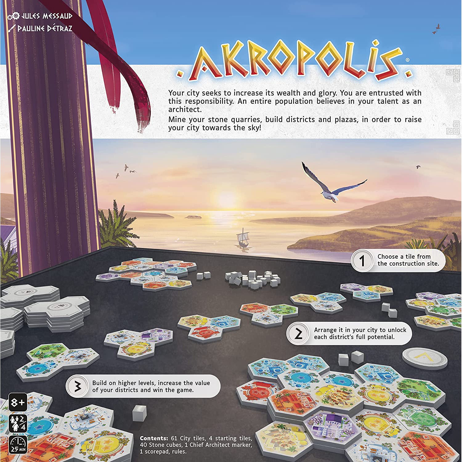 Akropolis Board Game - Getty Museum Store
