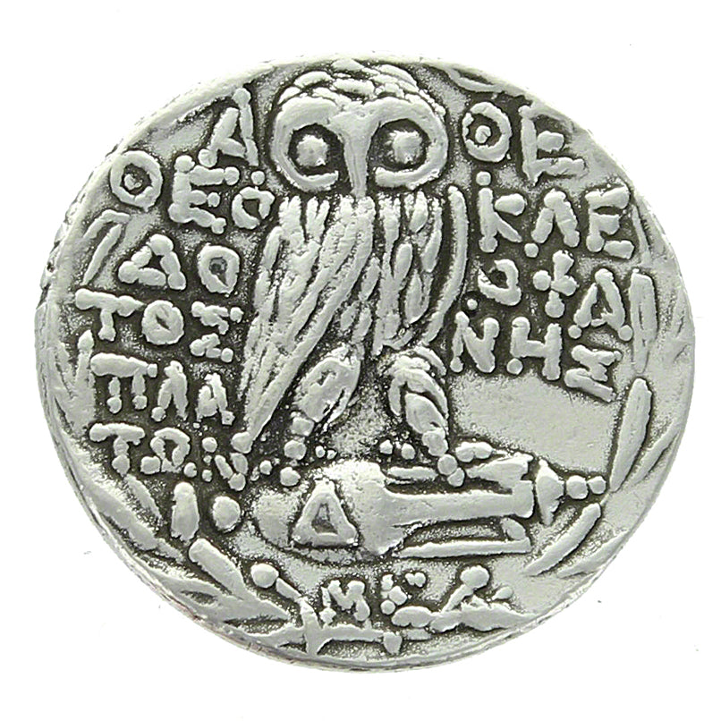 Greek Coin Reproduction Athens Owl Tetradrachm Getty Museum Store