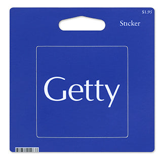 Getty Logo Vinyl Sticker