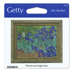 Irises, Van Gogh Sticker for Sale by ausketches