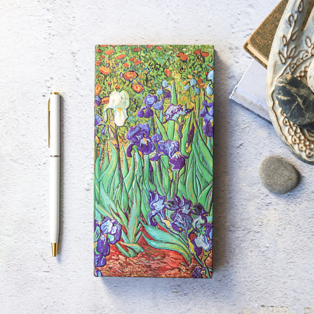 Slim Lined Journal - Van Gogh Irises