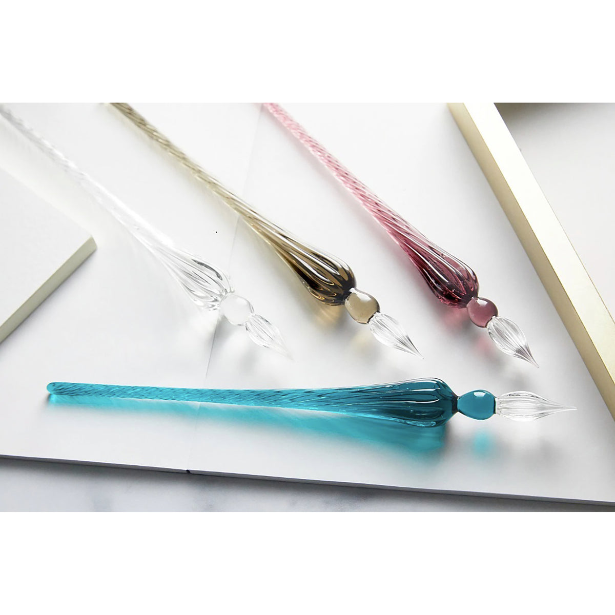 Glass Calligraphy Pen - Turquoise