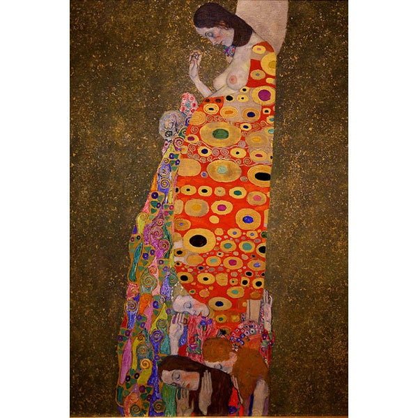 Klimt Silk Tie- Hope II in Red- Inspiration artwork | Getty Store