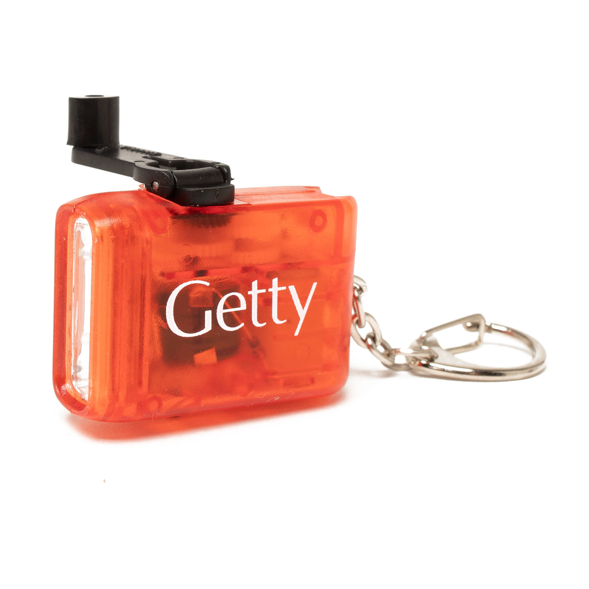 Getty Logo Flashlight Keychain