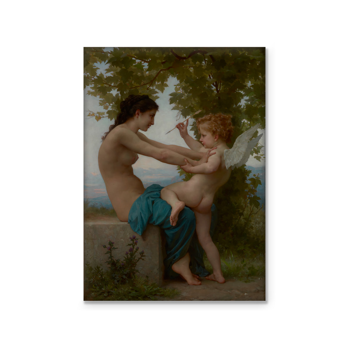 Magnet- A Young Girl Defending Herself against Eros | Getty Store