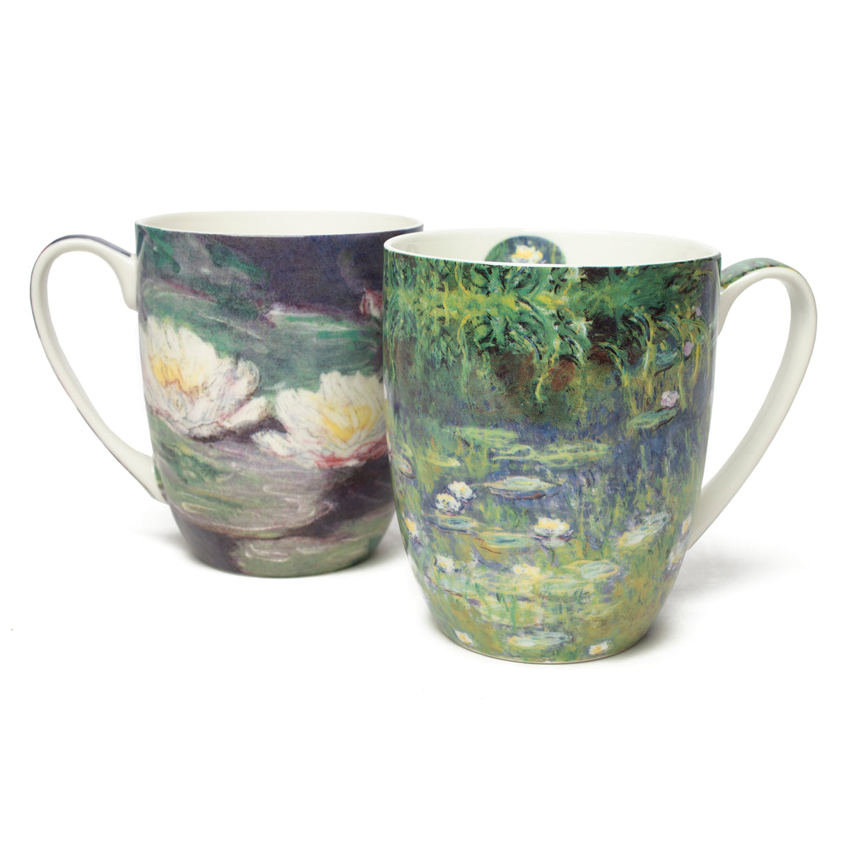 Pair of Fine Bone China Mugs featuring Monet&#39;s Water Lilies | Getty Store
