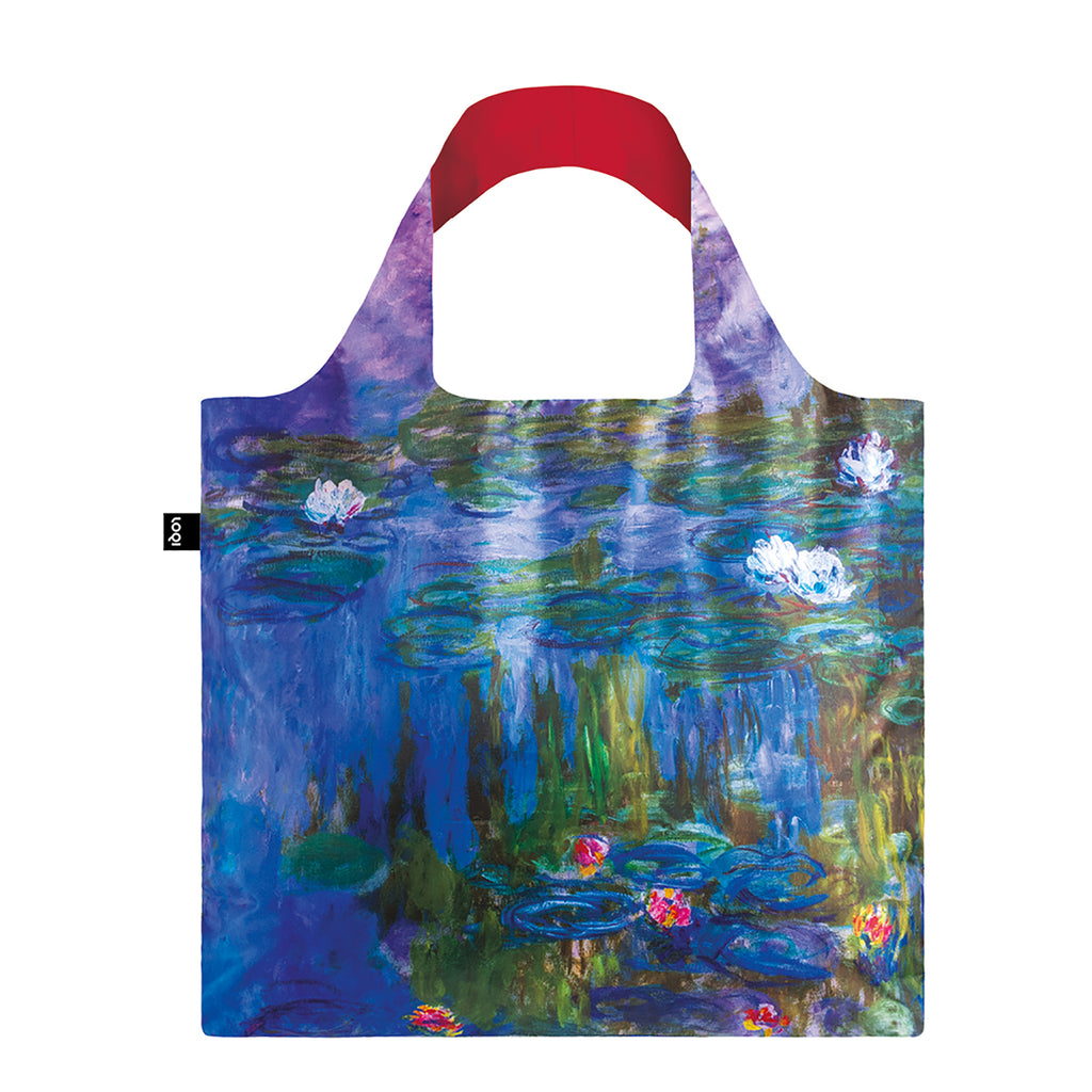 Women Shoulder Canvas Tote Bag Claude Monet Water Lilies Landscape