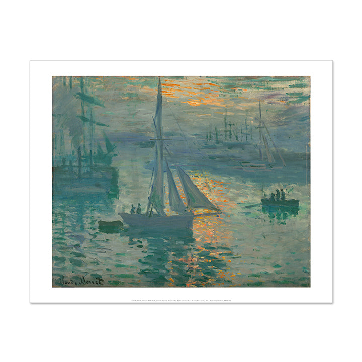 Poster - Monet Sunrise Marine