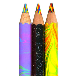 Getty Marbled Tricolor Pencil - Getty Museum Store