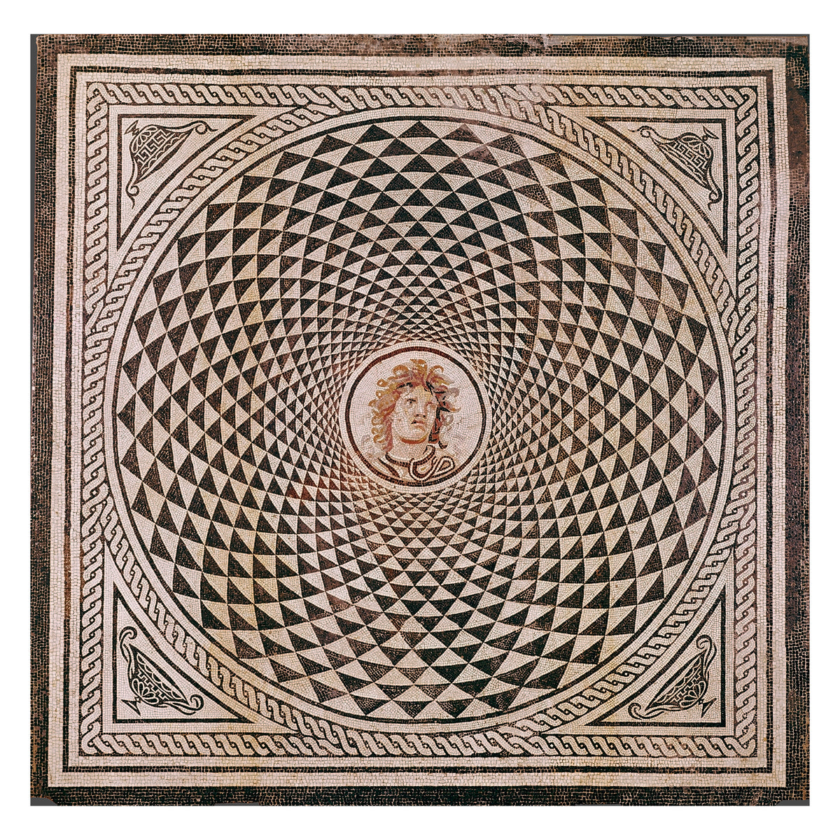 Getty Villa Mosaic Mind Bender Puzzle-Medusa Mosaic inspiration for puzzle | Getty Store