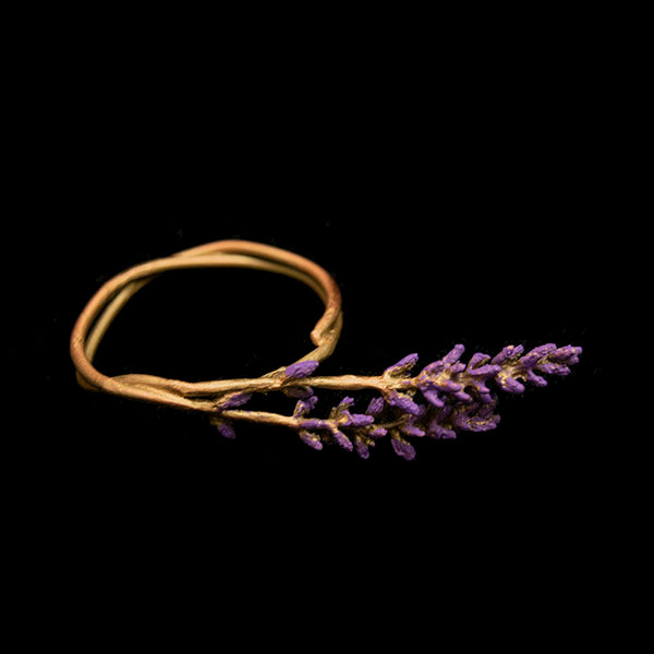 Napkin Rings Lavender - Set of Four