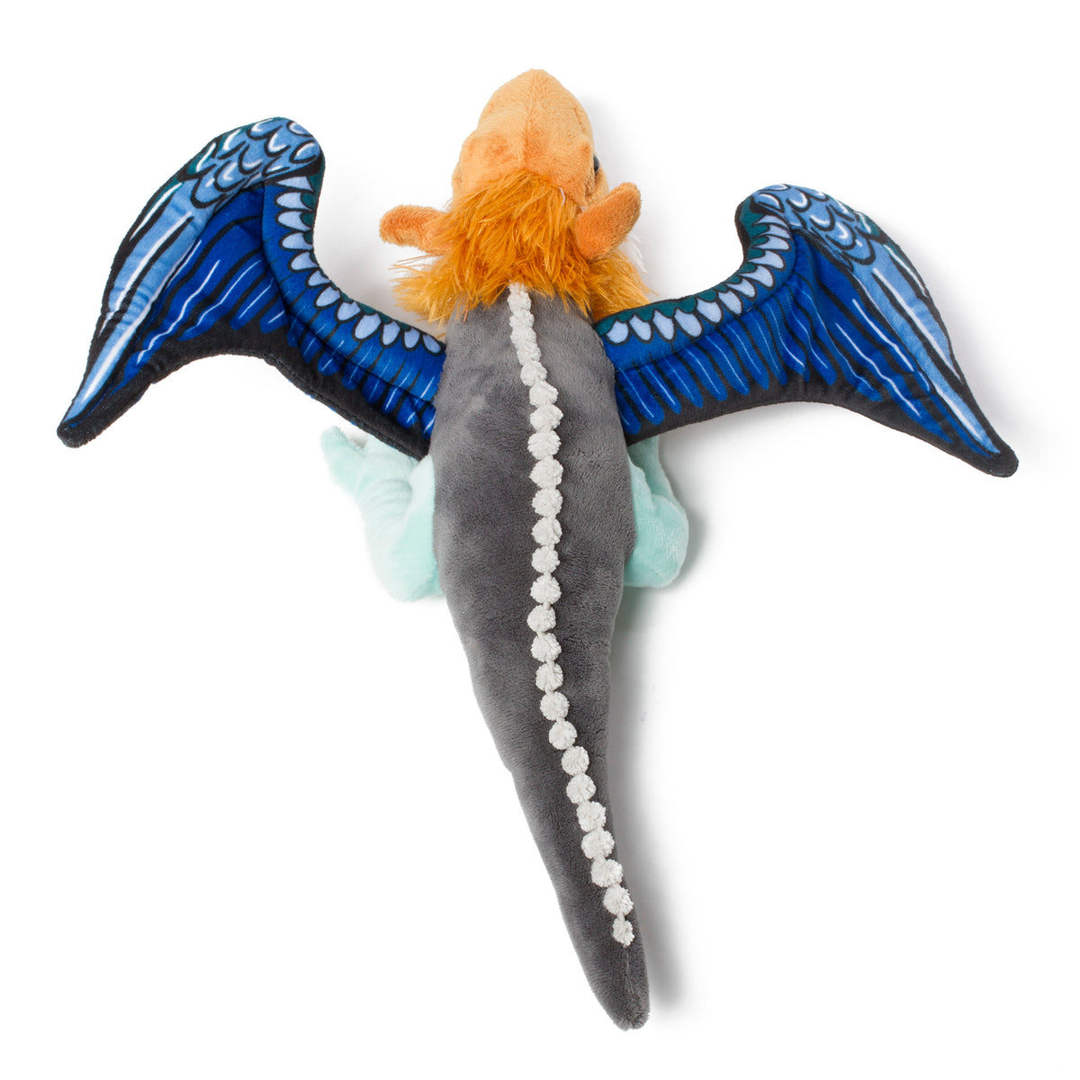 Plush Dragon Inspired by Illuminated Manuscript Bestiary- Top View  | Getty Store