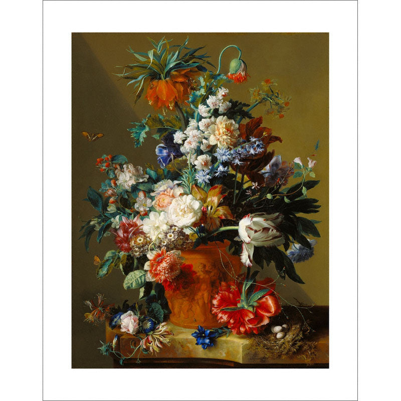 Van Huysum- Vase of Flowers-11&quot;x14&quot; Print | Getty Store